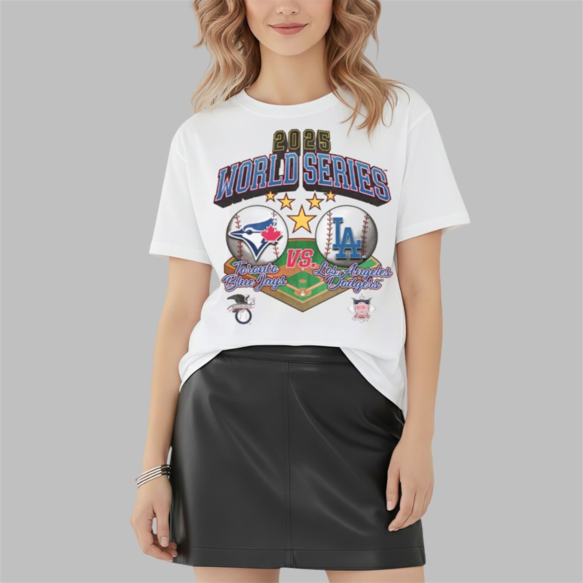 2025 World Series Blue Jays Vs LA Dodgers Shirt 3 4 2025 World Series Blue Jays Vs LA Dodgers Shirt 3 4