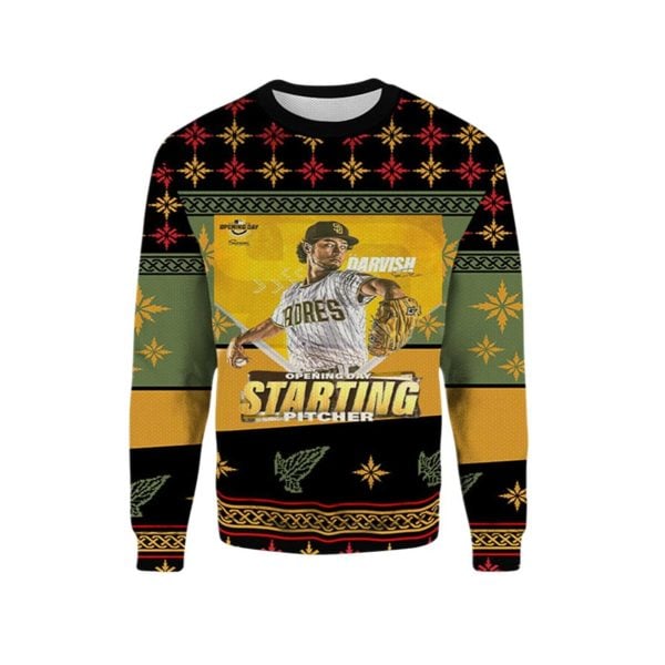 2025 Yu Davish Padres Ugly Christmas Sweater 1 2