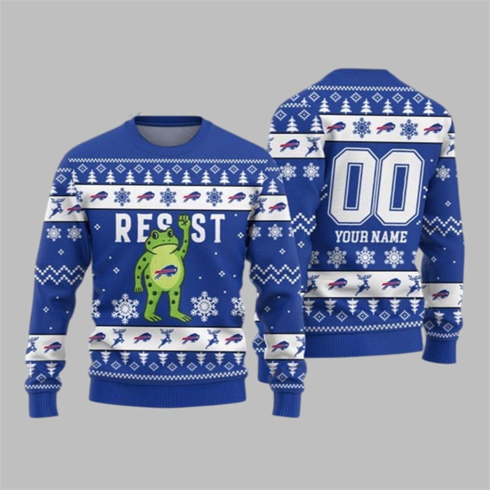 2026 Christmas Bills Portland Frog Resist Ugly Sweater 1 1 2026 Christmas Bills Portland Frog Resist Ugly Sweater 1 1