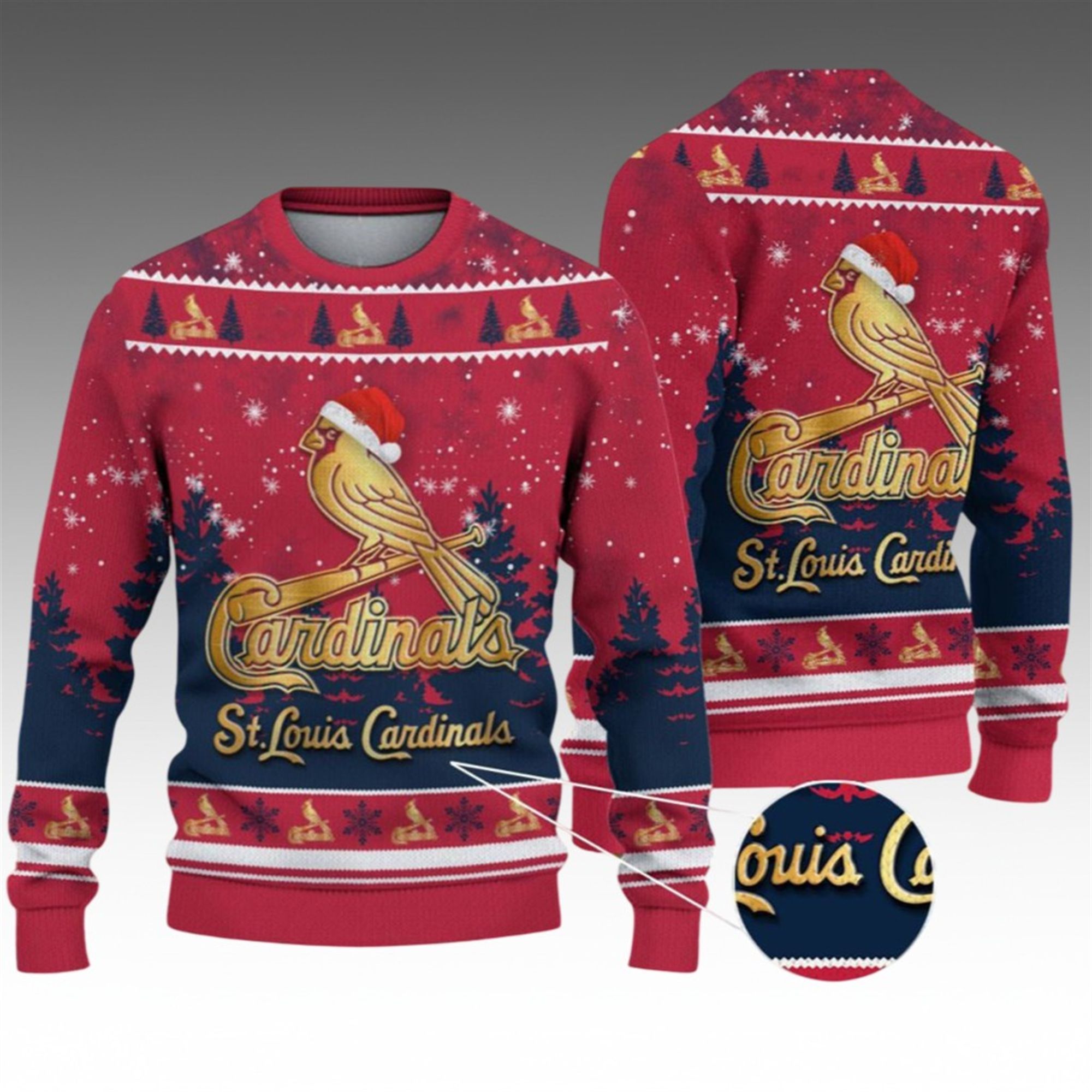 2026 Christmas Cardinals Ugly Christmas Sweater 2 2026 Christmas Cardinals Ugly Christmas Sweater 1 2