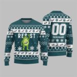 2026 Christmas Eagles Portland Frog Resist Ugly Sweater