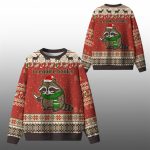 2026 Christmas I Require Books Ugly Sweater