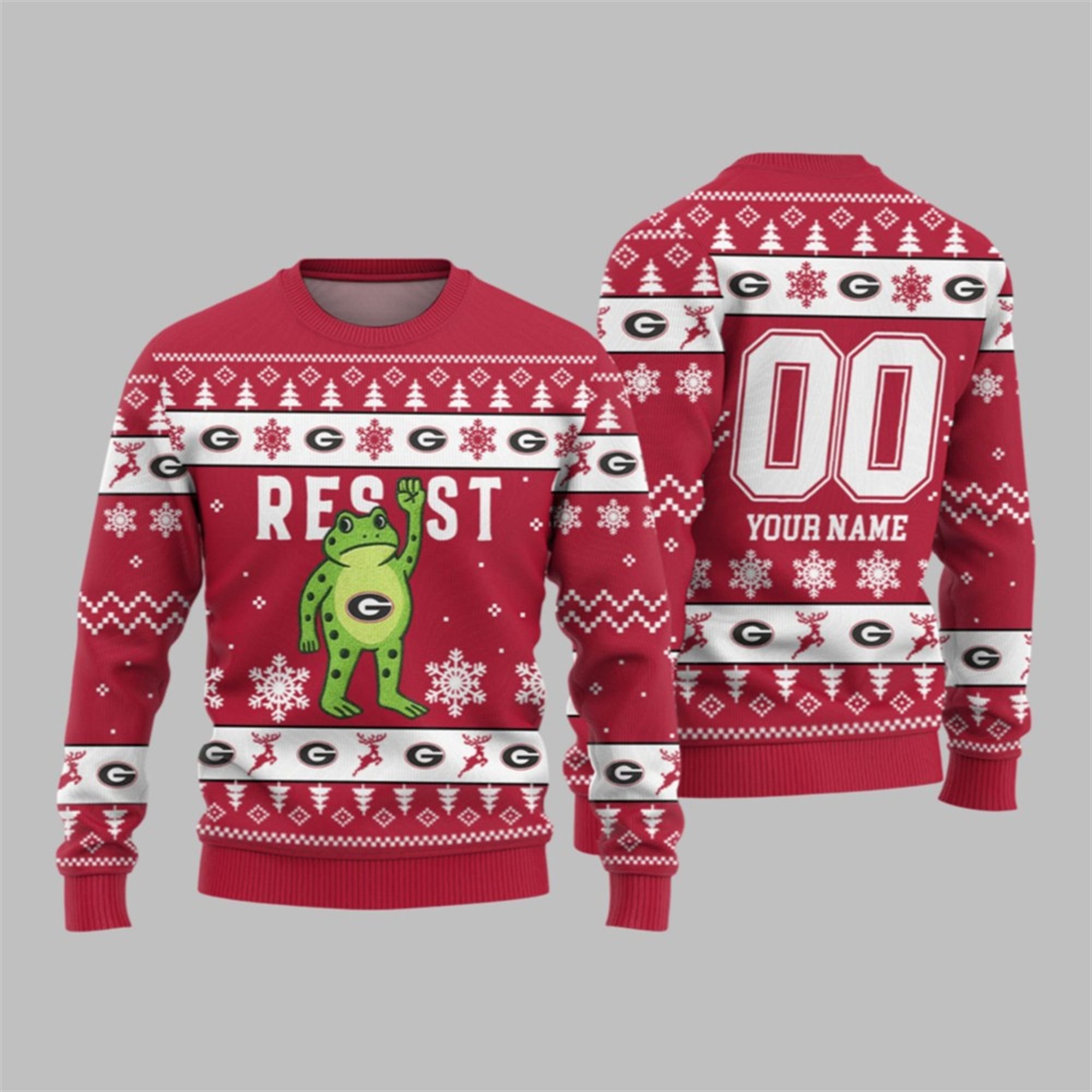 2026 Christmas Packers Portland Frog Resist Ugly Sweater 1 1 2026 Christmas Packers Portland Frog Resist Ugly Sweater 1 1