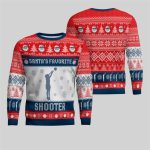 2026 Christmas Santa's Favorite Shooter Ugly Sweater