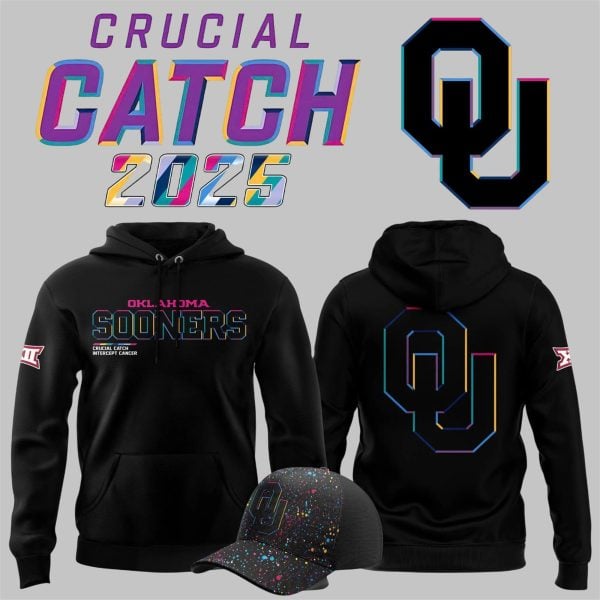 24 2025 Sooners Crucial Catch Hoodie