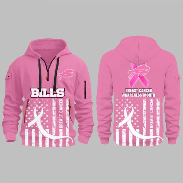 24 Bills 2025 Breast Cancer Awareness Hoodie