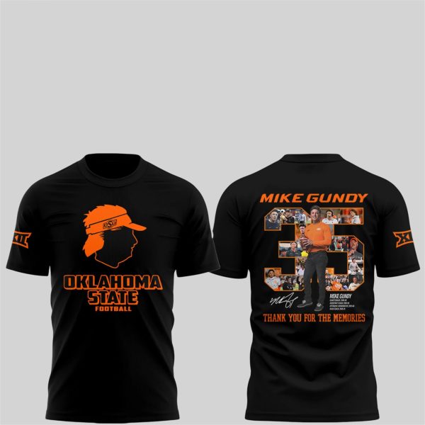 28 2025 OSU Thank You For The Memories Coach Mike Gundy Shirt