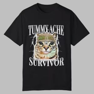 Cat Tummy Ache Survivor Shirt 0 0