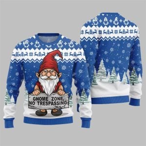 2025 Christmas Gnome Zone Ugly Christmas Sweater 1
