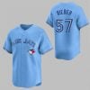 2025 Blue Jays Justin Bieber Shane Bieber 57 Jersey 7 3 2025 Blue Jays Justin Bieber Shane Bieber 57 Jersey 1