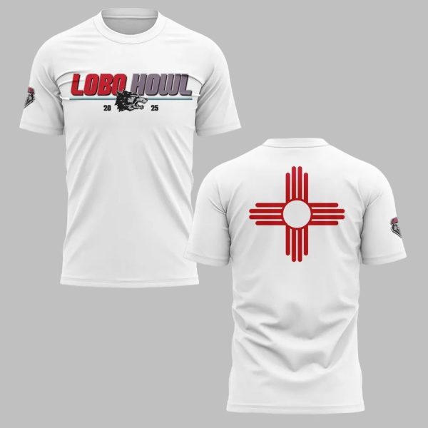 32 New Mexico Lobos Loobo Howl 2025 Shirt