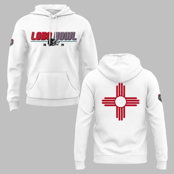 34 New Mexico Lobos Loobo Howl 2025 Hoodie