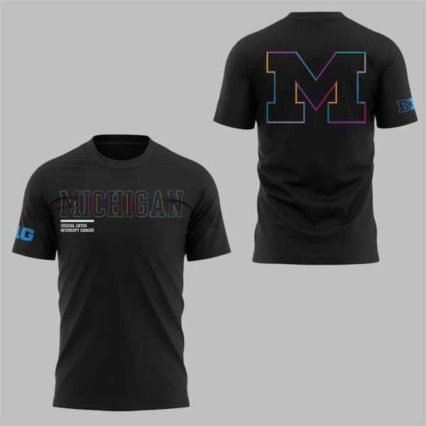 37 2025 Wolverines Crucial Catch Shirt