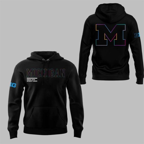 38 2025 Wolverines Crucial Catch Hoodie