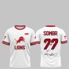 39 Detroit Lions x Sombr The Late Nights Young Romance Tour Merch Shirt