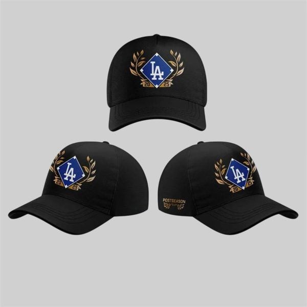 4 2025 Dodgers NLCS Champions Signature Hat