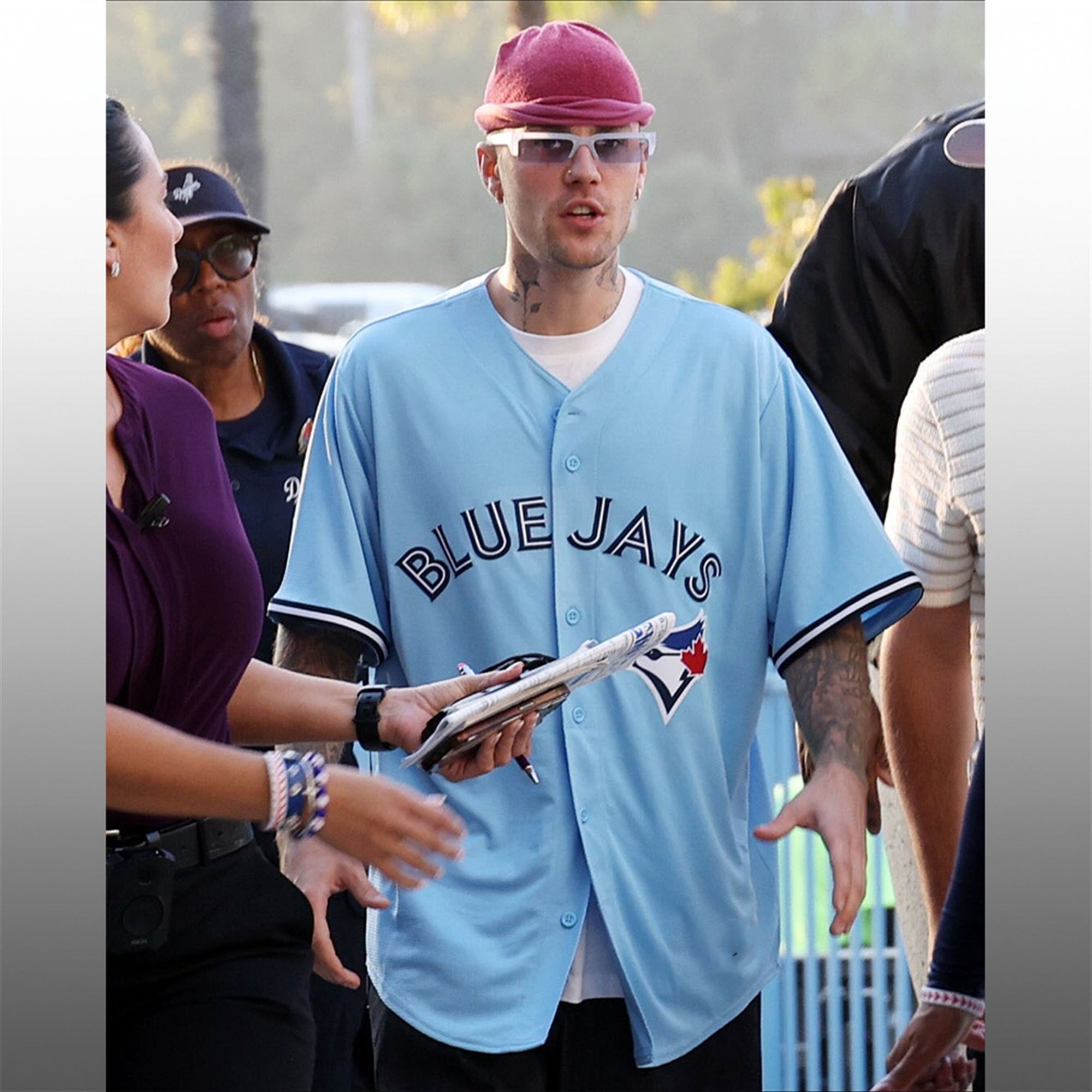 4 Justin Bieber Shane Bieber Jersey 1 4 Justin Bieber Shane Bieber Jersey 1