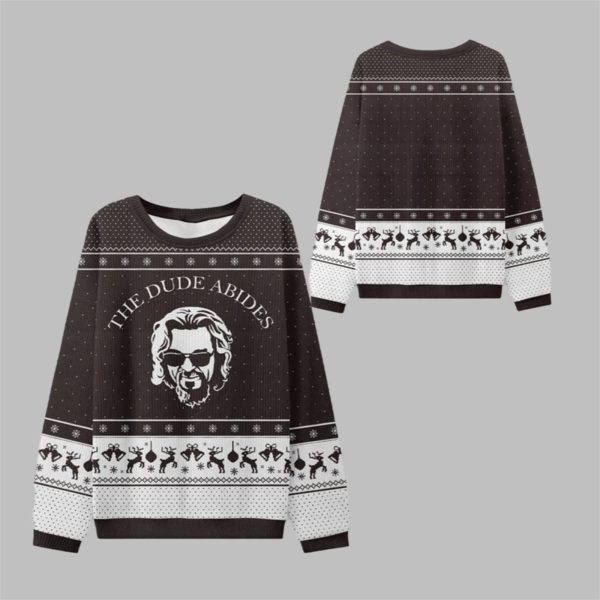 404 Spirit The Dude Abides Ugly Sweater 1 1