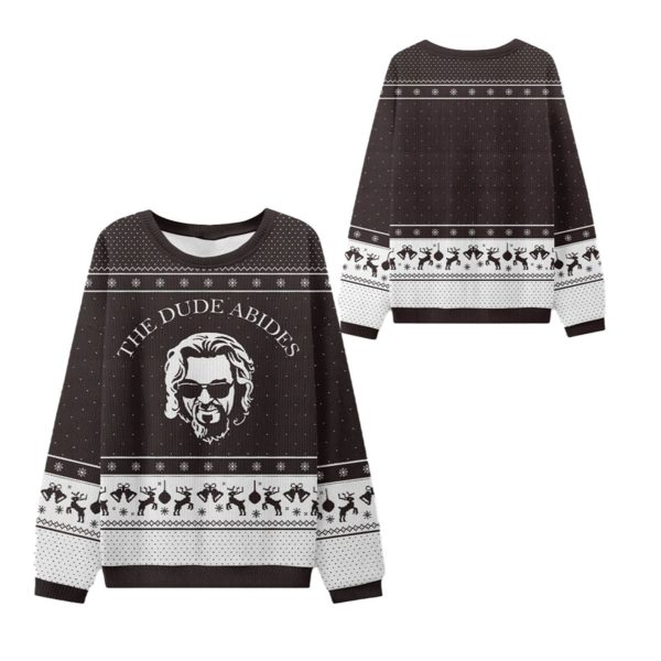 404 Spirit The Dude Abides Ugly Sweater 1 2