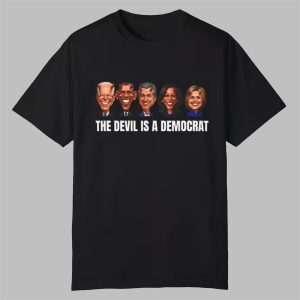 The Devils Is A Democrat Shirt 0 0