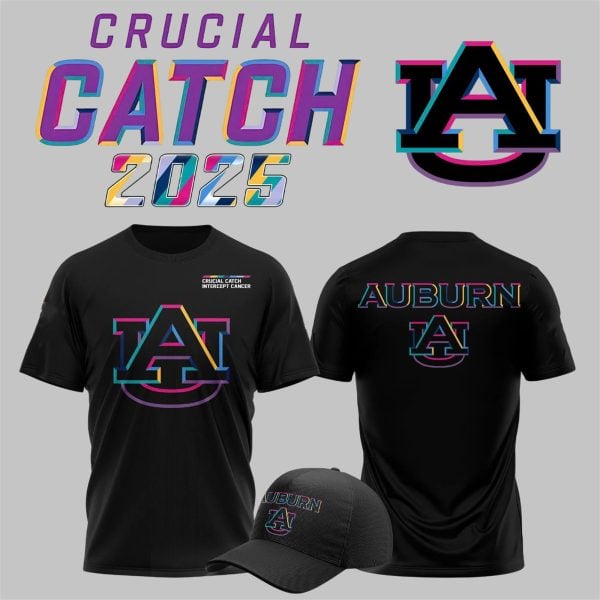 49 2025 Auburn Crucial Catch Intercept Cancer Shirt