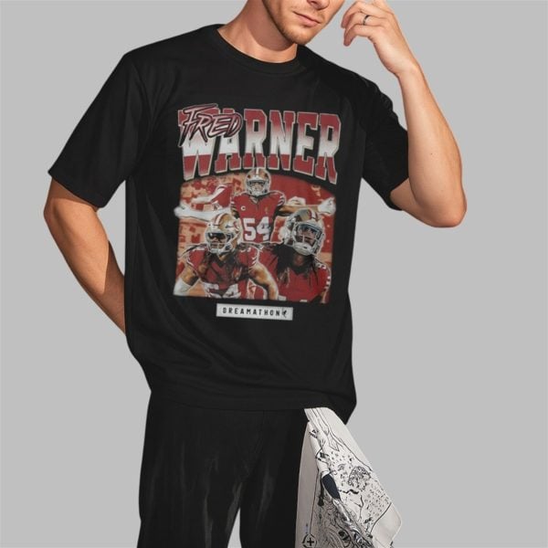 49ers Skyy Moore's Fred Warner Shirt