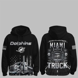 0 Dolphins Truck Driver Appreciation Night Game 2025 Hoodie