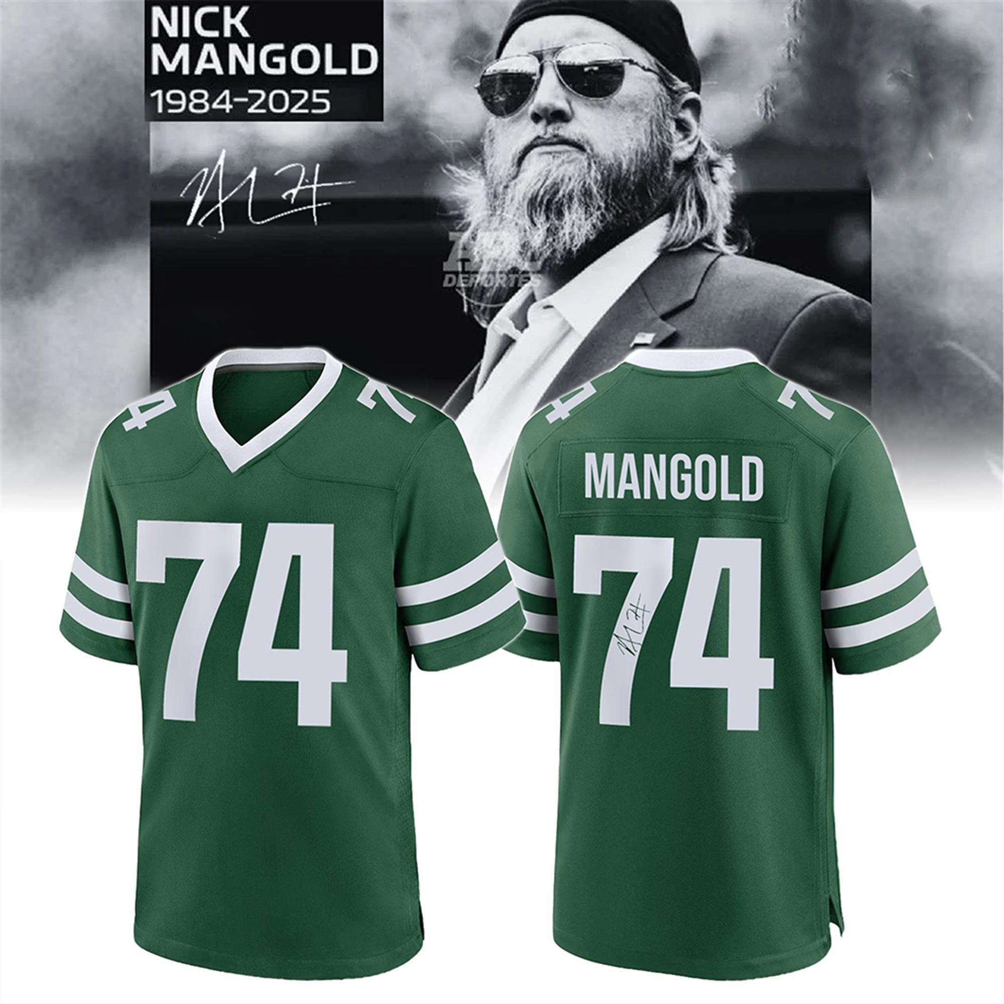 5 Nick Mangold In Memory Legend 1984 2025 Jersey