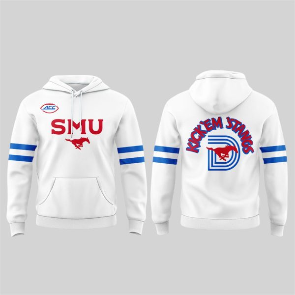 52 SMU Football Kickem Stangs 2025 Hoodie
