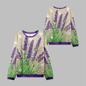 2025 Christmas Japanese Lavender Ugly Sweater