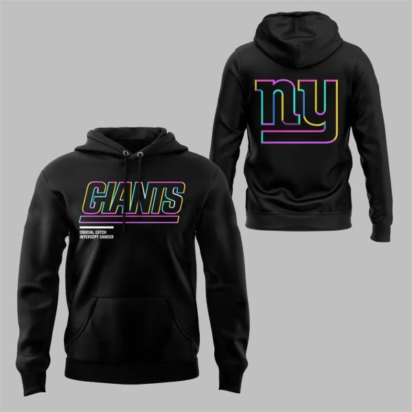 6 2025 NY Giants Crucial Catch Hoodie