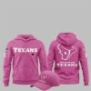 6 Texans Breast Cancer Awareness Sweat 2025 Hoodie