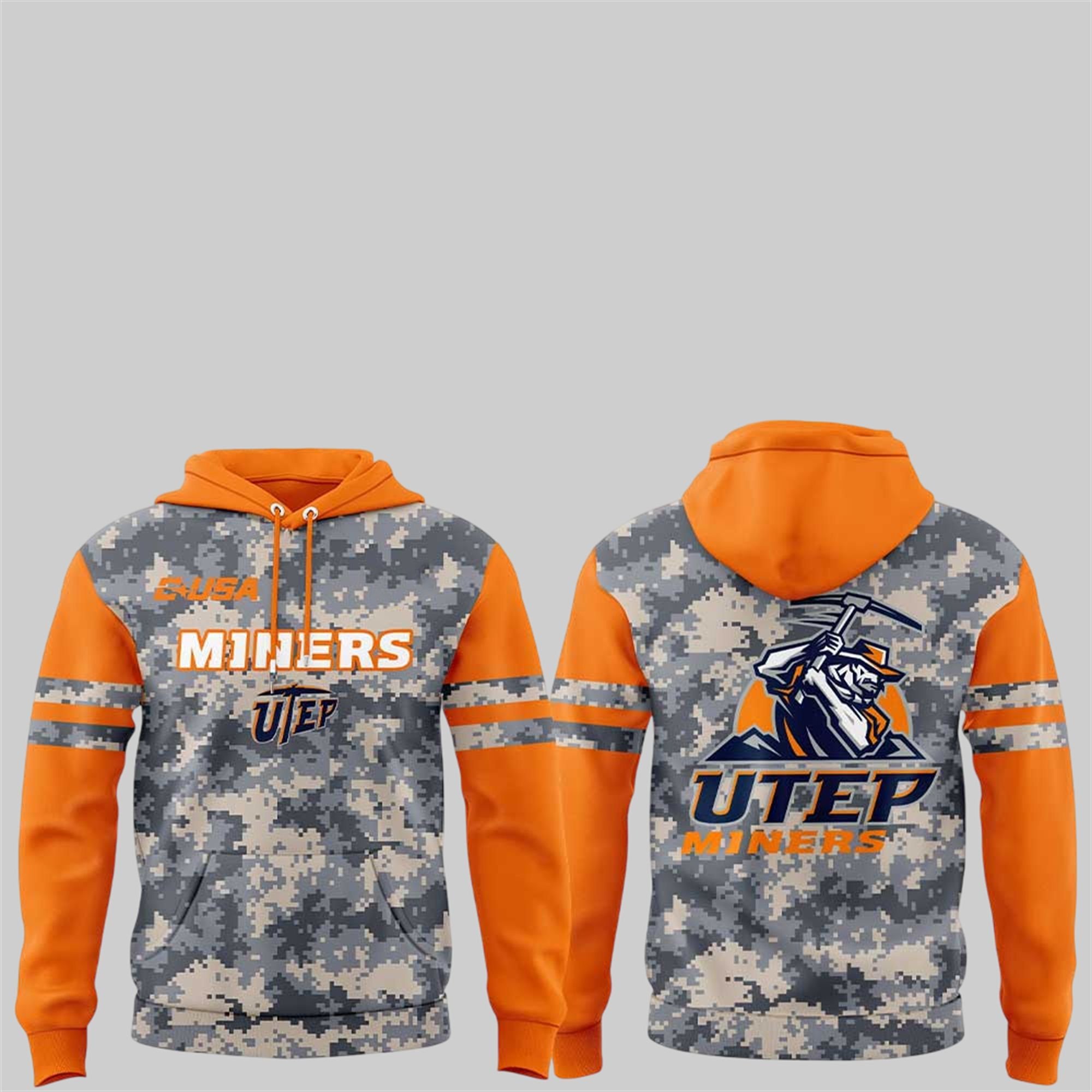 66 UTEP Miners 2025 Heroes Tribute Hoodie 66 UTEP Miners 2025 Heroes Tribute Hoodie