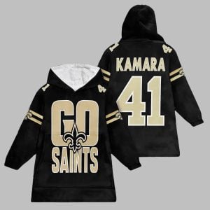 2025 Go Saints Kamara 44 Blanket Hoodie 1