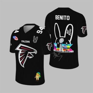 Falcons Bad Bunny Bowl LX 2025 2026 Jersey 1 1