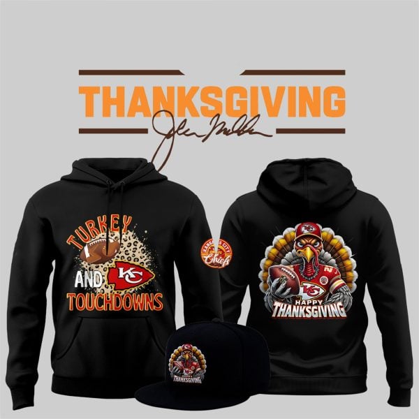 70 2025 Chiefs Happy Thanksgiving Game Hoodie