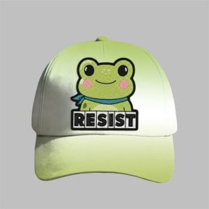 Unisex Resort FDT Polish Frog Print Cap 1 1
