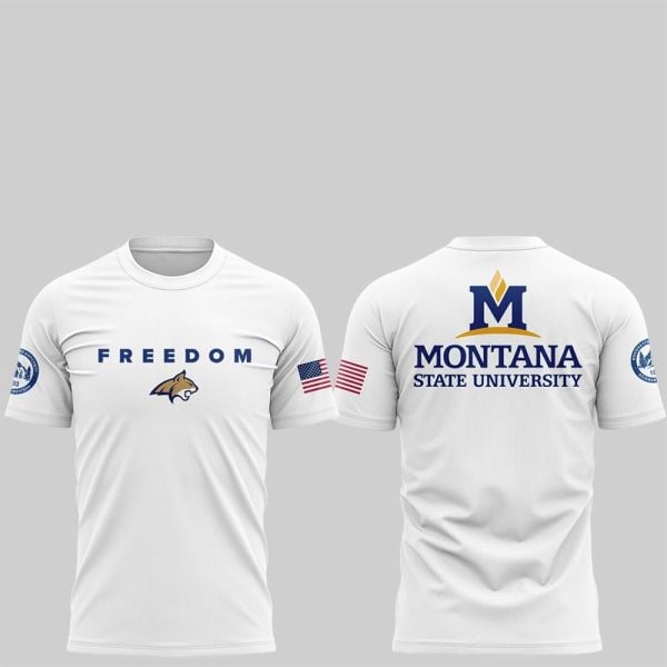 8 2025 Charlie Kirk Freedom x Montana State University Shirt