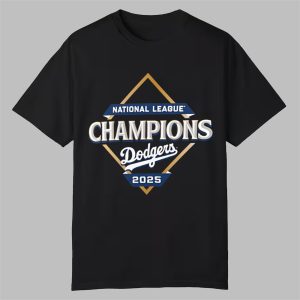 2025 Dodgers National League Champions Shirt 0 0