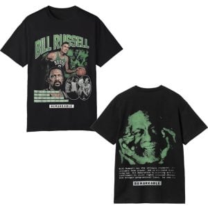 0 Christian Gonzalez Bill Russell Remarkable Tribute Shirt