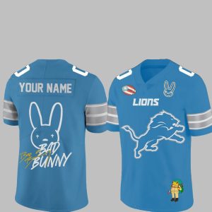 0 2026 Bad Bunny x Lions Jersey