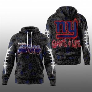 2025 NY Giants Graffiti For Life Hoodie 1 1