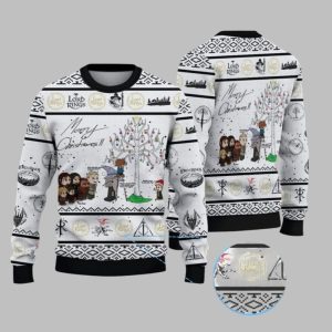 2025 Merry Christmas The Lord Of The Rings Ugly Sweater 1 1