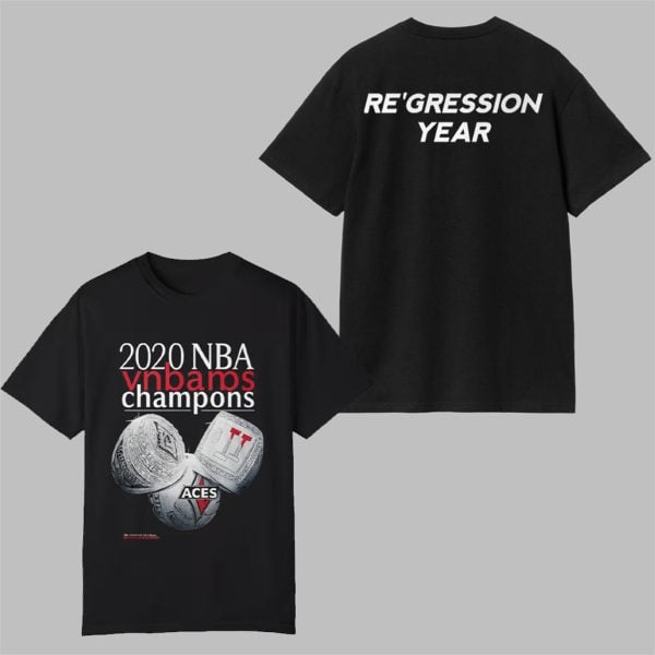 Aja Wilson Aces 2020 NBA Vnbamos Champons Regression Year Shirt 0 0