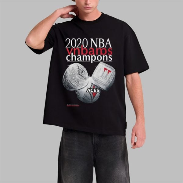Aja Wilson Aces 2020 NBA Vnbamos Champons Regression Year Shirt 0 1