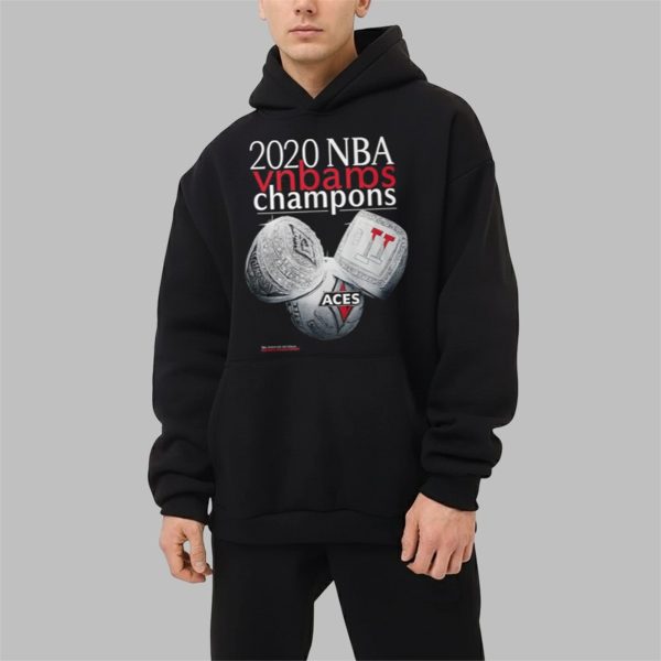 Aja Wilson Aces 2020 NBA Vnbamos Champons Regression Year Shirt 2 1