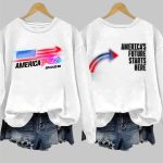 America Fest 2025 America's Future Starts Here Print Sweatshirt