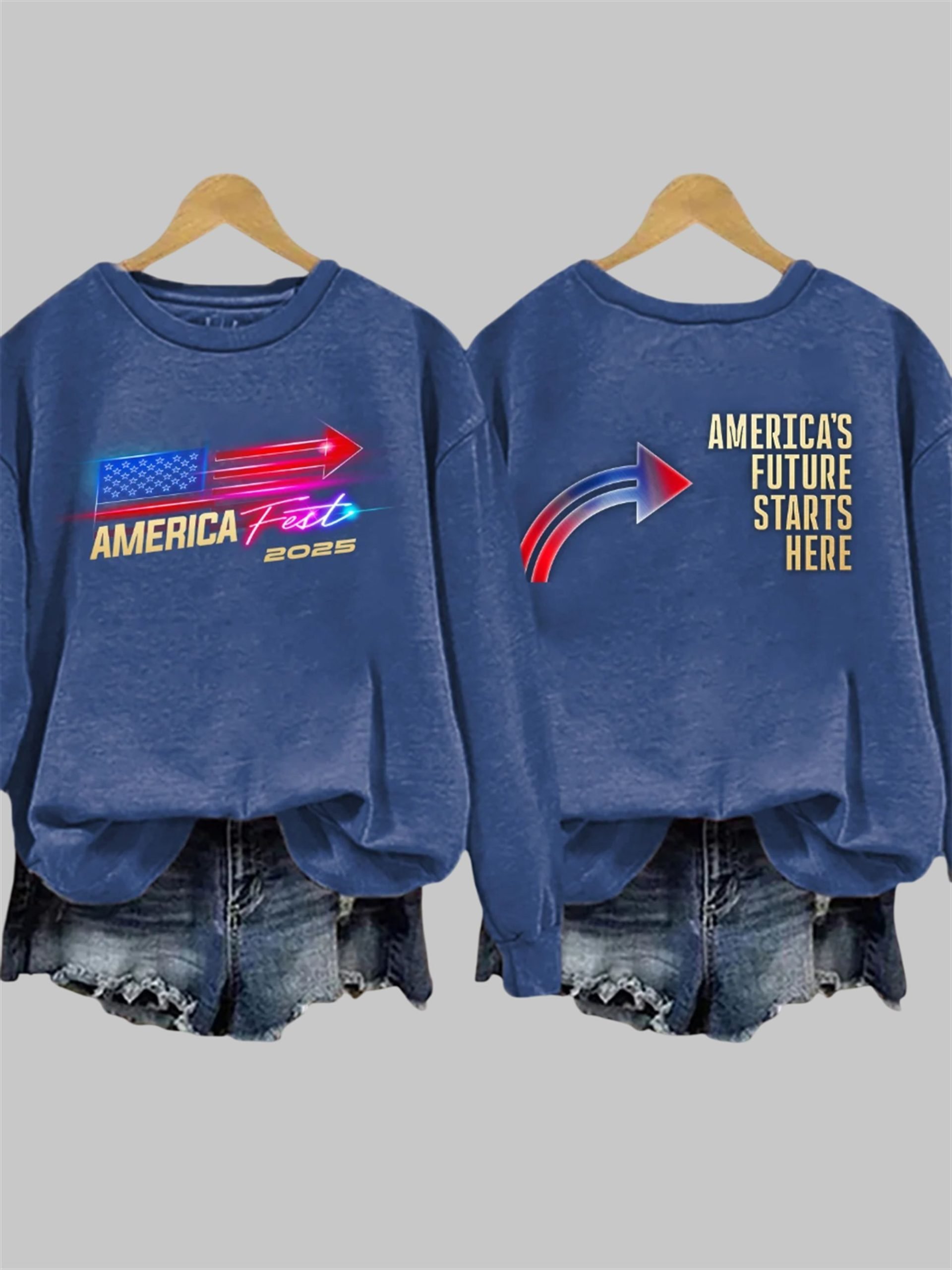 America Fest 2025 America's Future Starts Here Print Sweatshirt 5 America Fest 2025 Americas Future Starts Here Print Sweatshirt 5