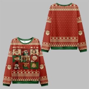 2025 Christmas Mute All Family Ugly Sweater 1