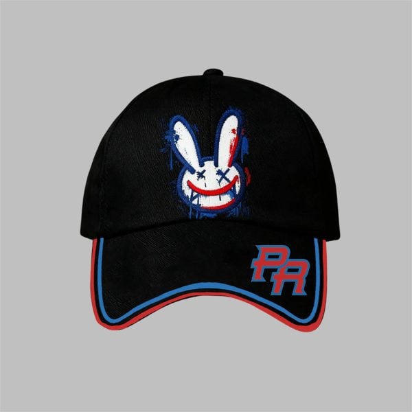 Bad Bunny Design Print Hat 2